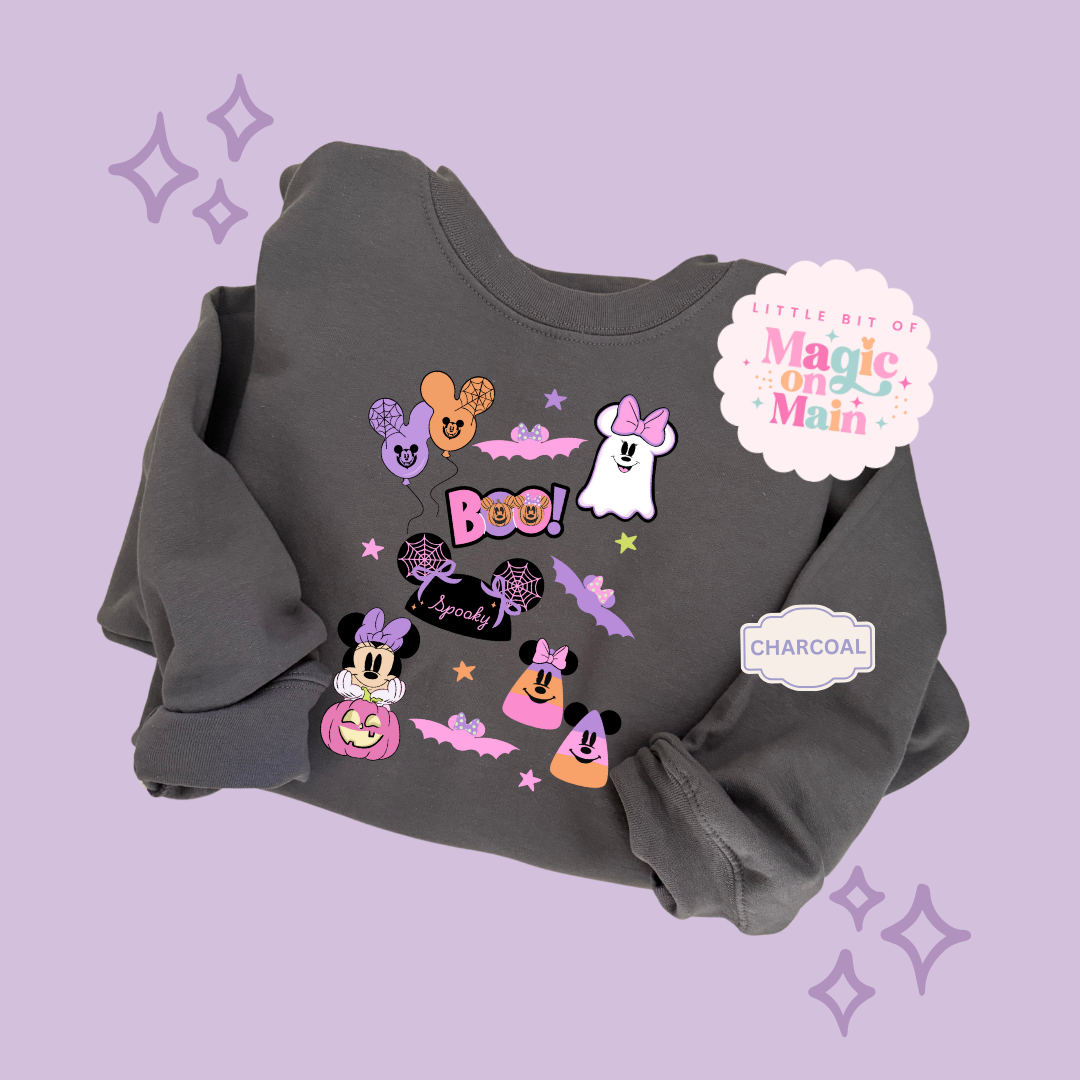 PRINTED SPOOKY ELEMENTS - EXCLUSIVE TO MOM - ADULT SWEATSHIRT