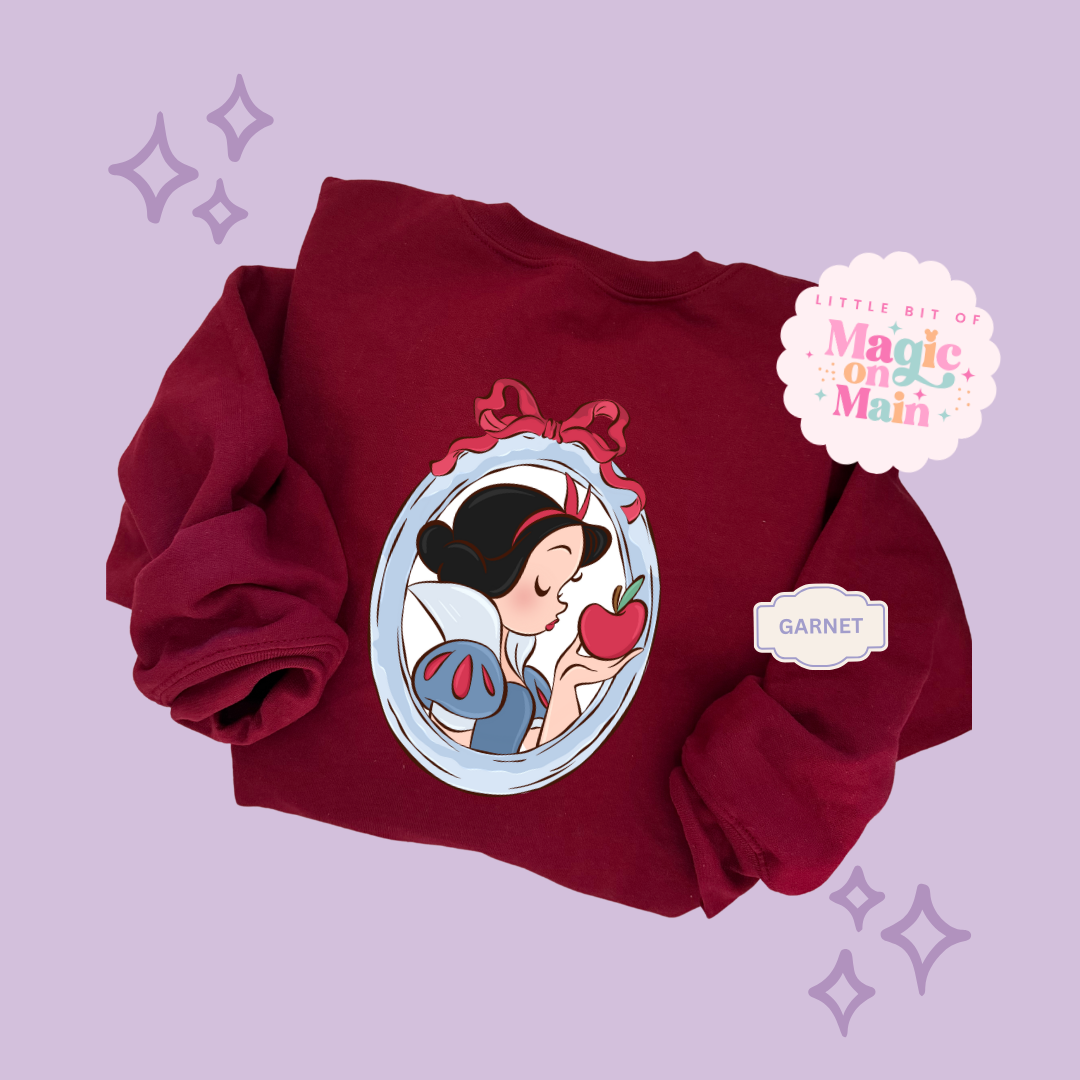PRINTED NEW SNOW WHITE - ADULT SWEATSHIRT