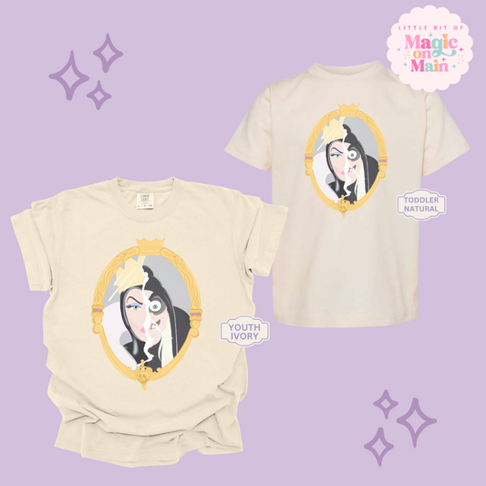 PRINTED EVIL QUEEN MIRROR - EXCLUSIVE TO MoM - YOUTH/TODDLER