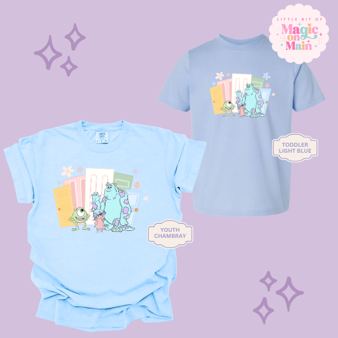 PRINTED MONSTER WITH FLOWERS - EXCLUSIVE TO MoM - YOUTH/TODDLER