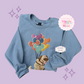 EMBROIDERED DUG - ADULT SWEATSHIRT