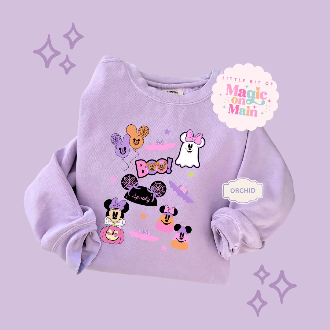 PRINTED SPOOKY ELEMENTS - EXCLUSIVE TO MOM - ADULT SWEATSHIRT