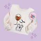 EMBROIDERED CLASSIC MICKEY GHOST - ADULT SWEATSHIRT