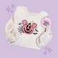 EMBROIDERED PINK PUMPKIN - EXCLUSIVE TO MoM - ADULT SWEATSHIRT