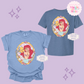 PRINTED MERMAID WITH FISH FRIEND - YOUTH/TODDLER
