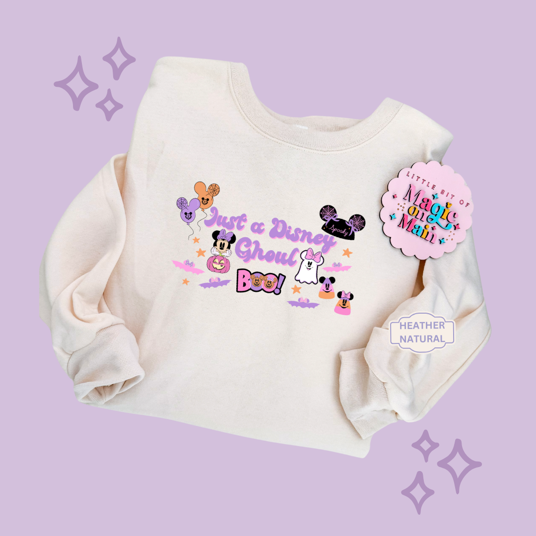 PRINTED JUST A GHOUL - EXCLUSIVE TO MOM - TODDLER / YOUTH SWEATSHIRT