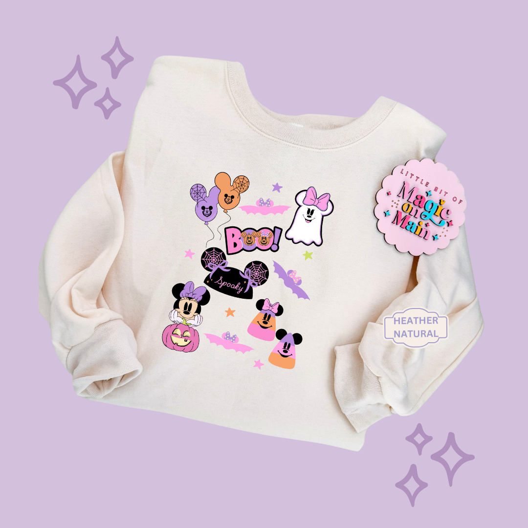 PRINTED SPOOKY ELEMENTS - EXCLUSIVE TO MOM - TODDLER / YOUTH SWEATSHIRT