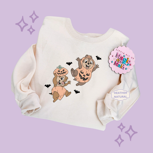 PRINTED CHIPMUNKS - TODDLER / YOUTH SWEATSHIRT