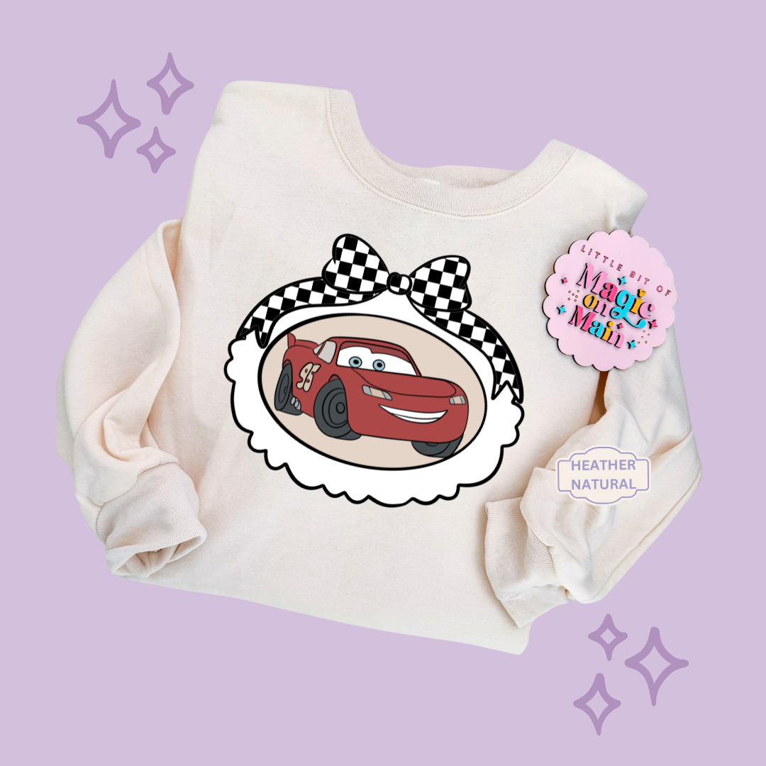 PRINTED RED COQUETTE - TODDLER / YOUTH SWEATSHIRT