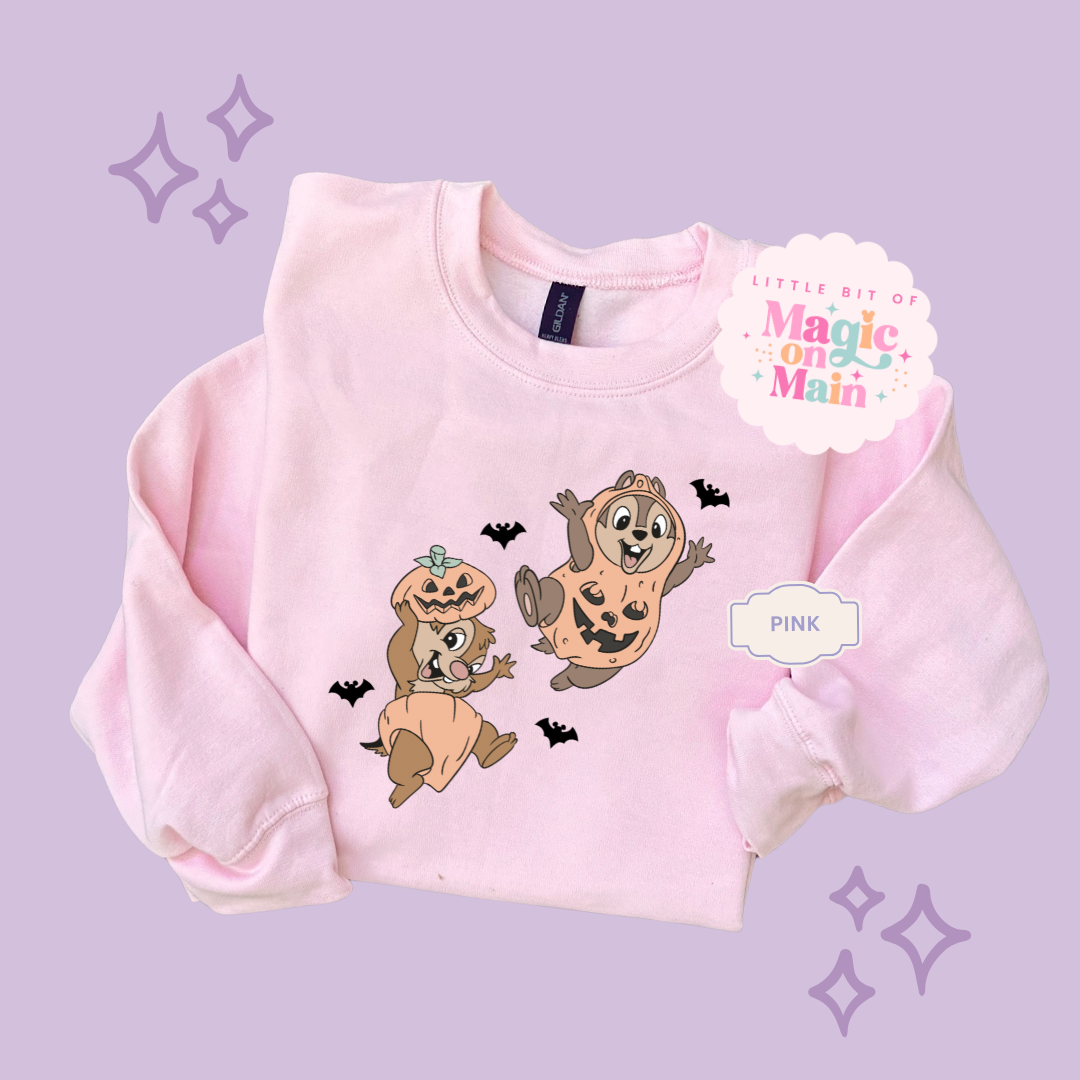 PRINTED CHIPMUNKS - TODDLER / YOUTH SWEATSHIRT