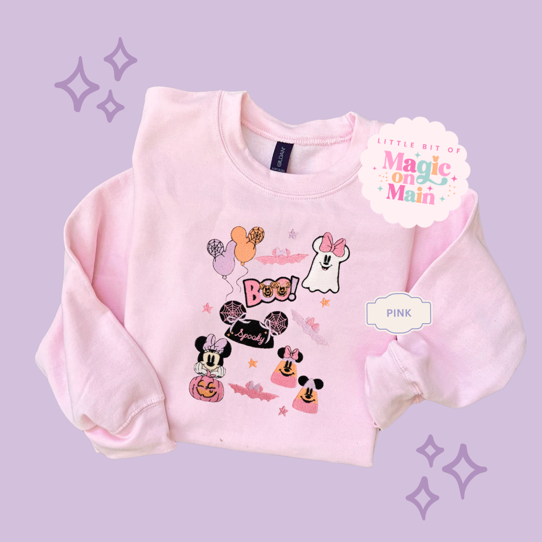 EMBROIDERED SPOOKY ELEMENTS - EXCLUSIVE TO MOM - ADULT SWEATSHIRT