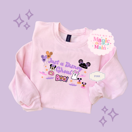 PRINTED JUST A GHOUL - EXCLUSIVE TO MOM - ADULT SWEATSHIRT