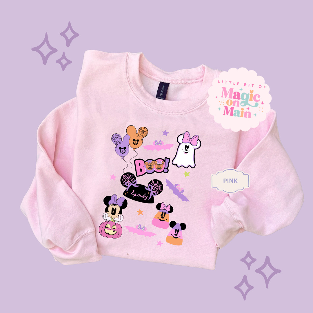 PRINTED SPOOKY ELEMENTS - EXCLUSIVE TO MOM - ADULT SWEATSHIRT
