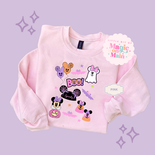PRINTED SPOOKY ELEMENTS - EXCLUSIVE TO MOM - ADULT SWEATSHIRT