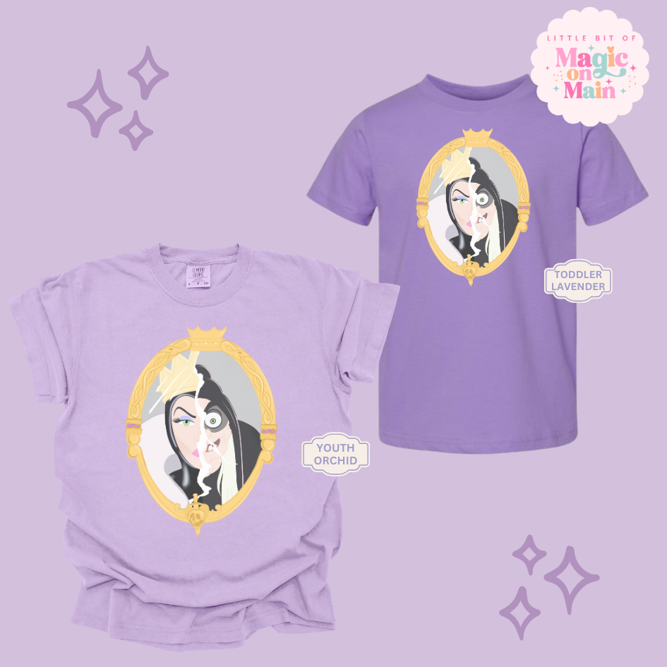 PRINTED EVIL QUEEN MIRROR - EXCLUSIVE TO MoM - YOUTH/TODDLER