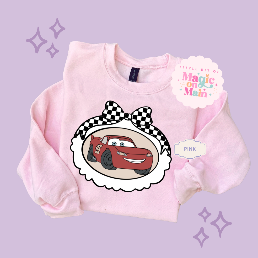 PRINTED RED COQUETTE - TODDLER / YOUTH SWEATSHIRT