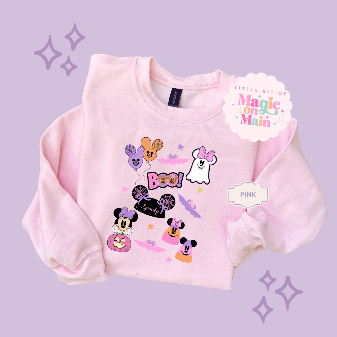 PRINTED SPOOKY ELEMENTS - EXCLUSIVE TO MOM - TODDLER / YOUTH SWEATSHIRT