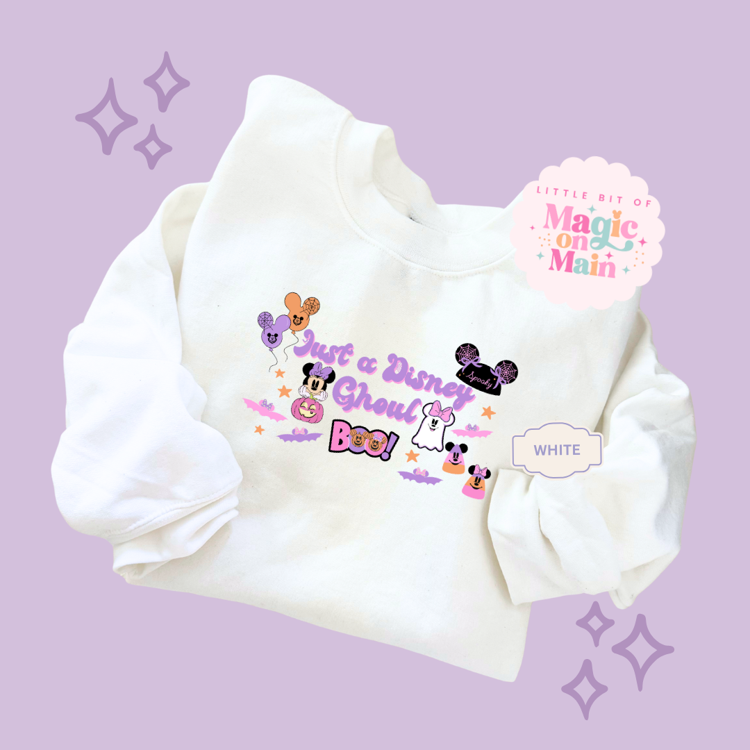 PRINTED JUST A GHOUL - EXCLUSIVE TO MOM - TODDLER / YOUTH SWEATSHIRT