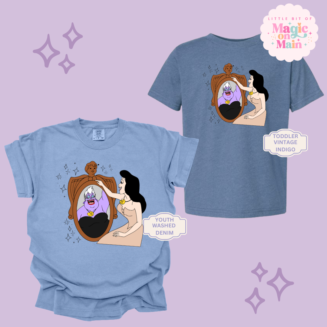 PRINTED VANESSA MIRROR WITH SPARKLE - YOUTH/TODDLER