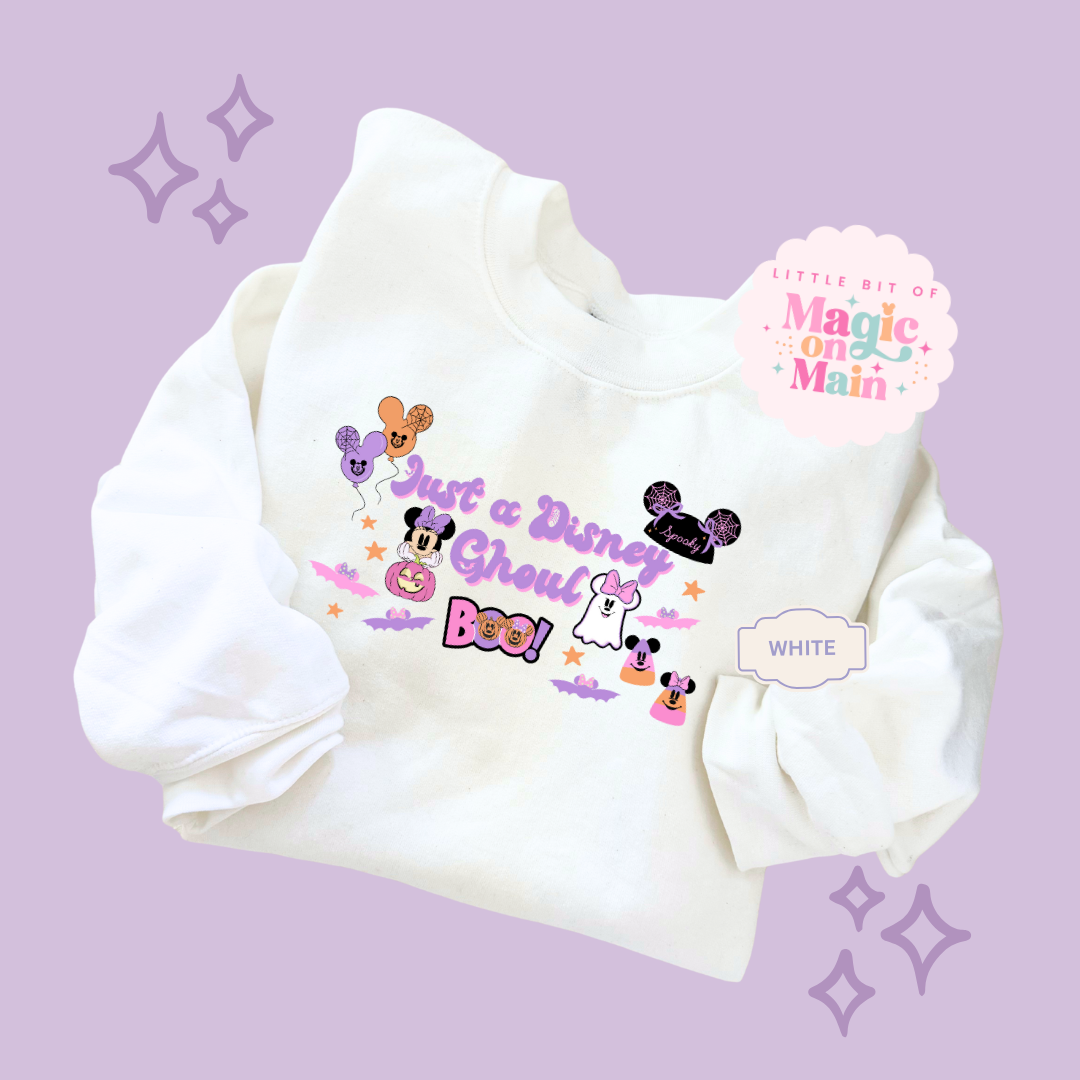 PRINTED JUST A GHOUL - EXCLUSIVE TO MOM - ADULT SWEATSHIRT