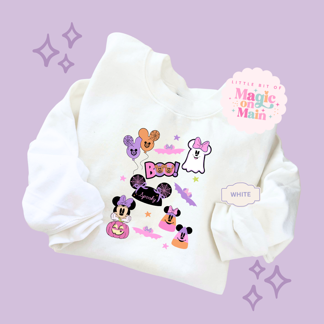 PRINTED SPOOKY ELEMENTS - EXCLUSIVE TO MOM - TODDLER / YOUTH SWEATSHIRT