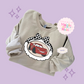 PRINTED RED CAR COQUETTE - ADULT SWEATSHIRT