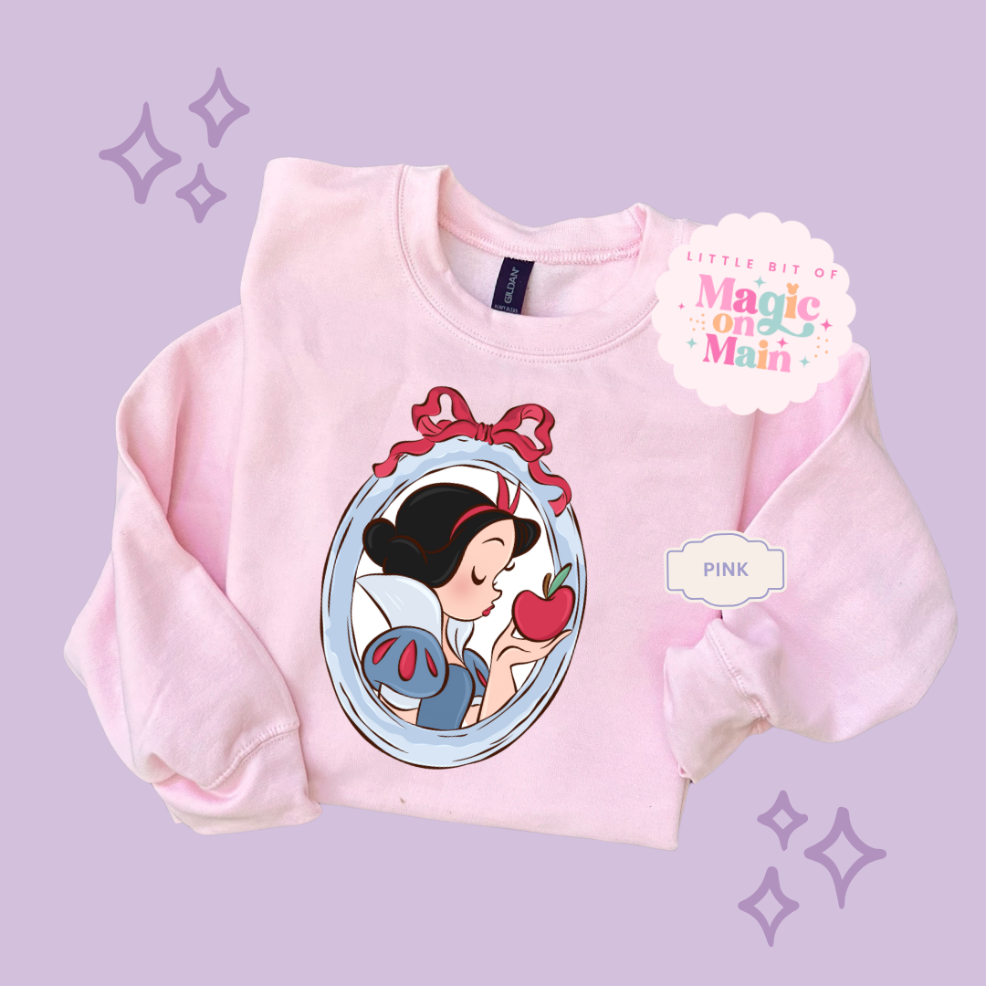 PRINTED NEW SNOW WHITE - ADULT SWEATSHIRT