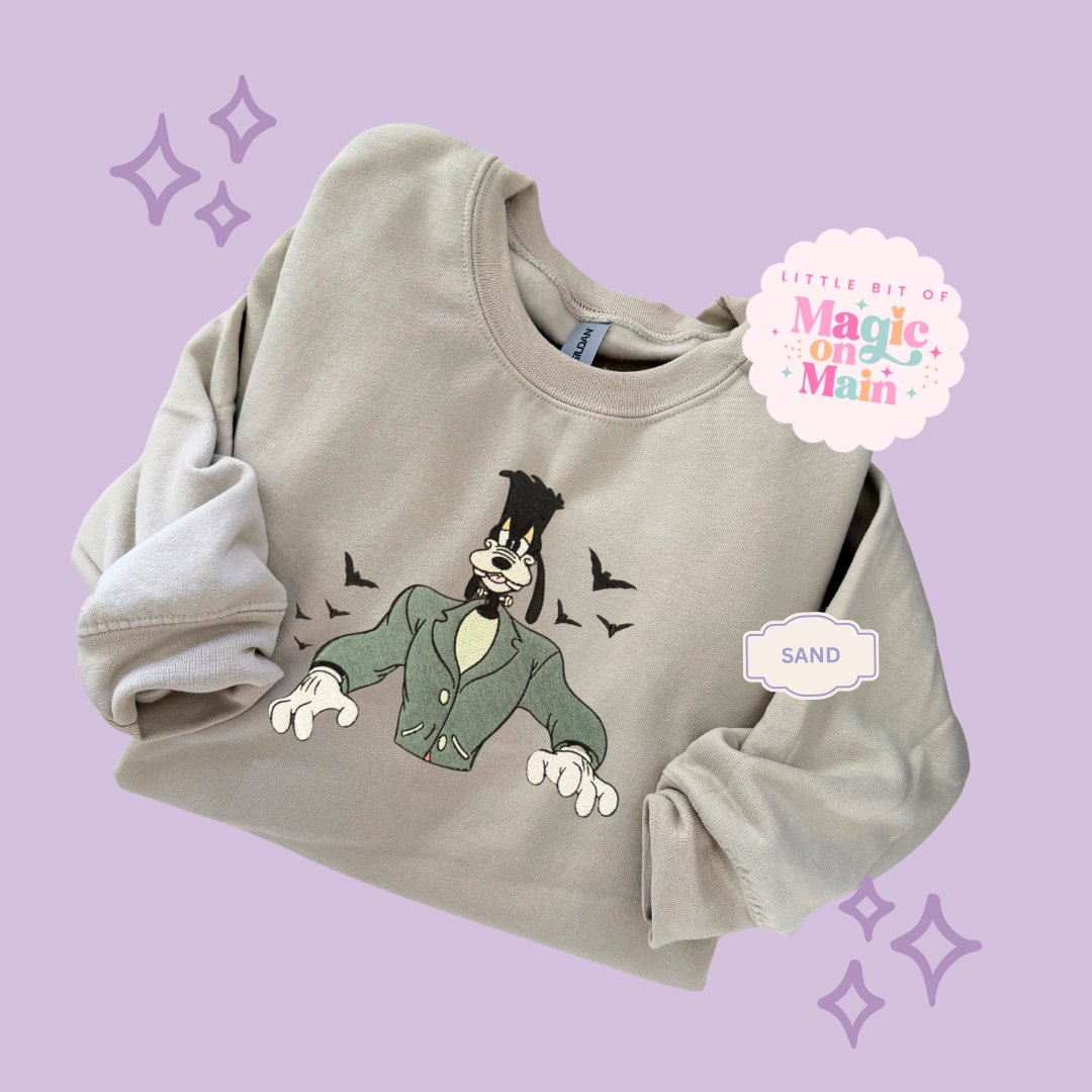 EMBROIDERED SPOOKY GOOFY - EXCLUSIVE TO MoM - ADULT SWEATSHIRT
