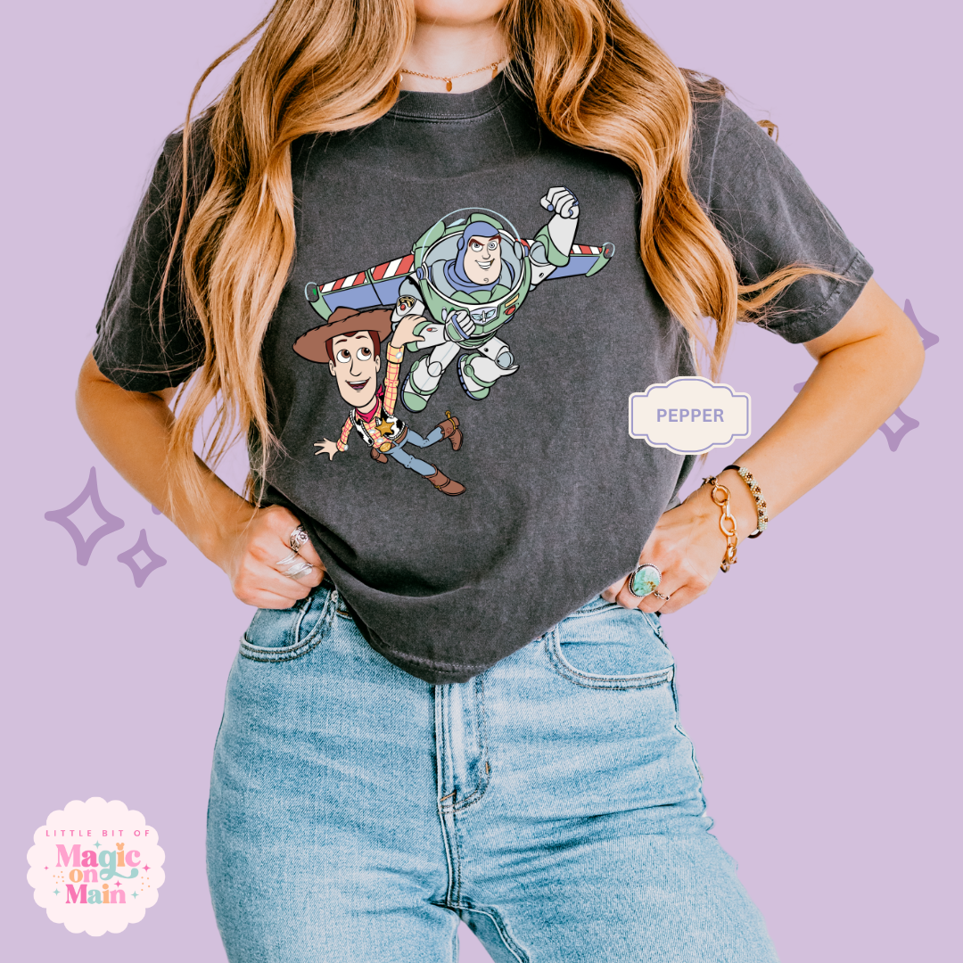 PRINTED FLYING TOYS - WOMENS BOXY T-SHIRT