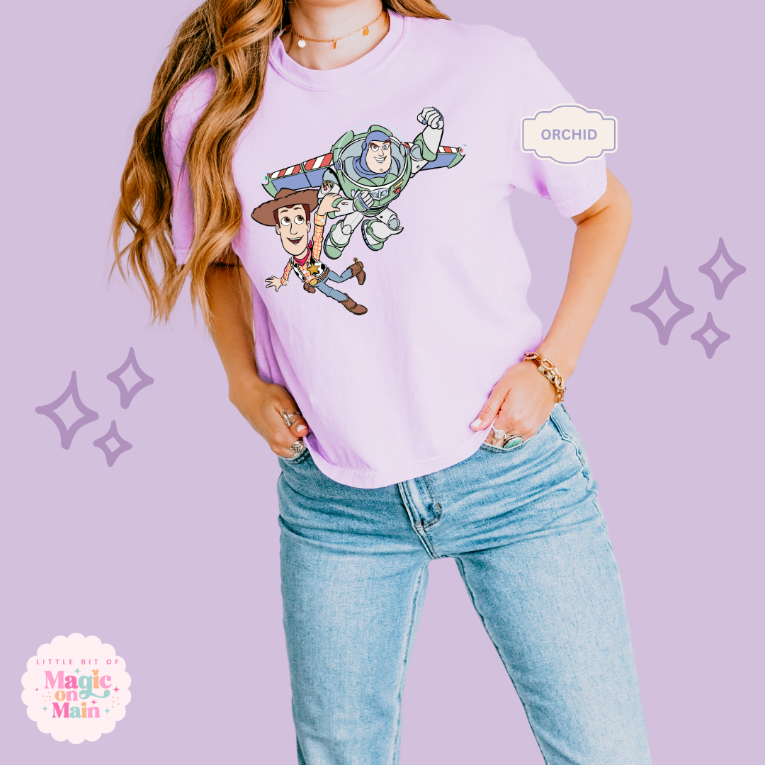 PRINTED FLYING TOYS - WOMENS BOXY T-SHIRT