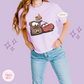 PRINTED CONE AND CAR - WOMENS BOXY T-SHIRT
