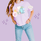 PRINTED MONSTER WITH FLOWERS - EXCLUSIVE TO MoM  - WOMENS BOXY T-SHIRT