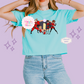 PRINTED SUPER HERO FAMILY NO SPARKLE - EXCLUSIVE TO MoM- WOMENS BOXY T-SHIRT