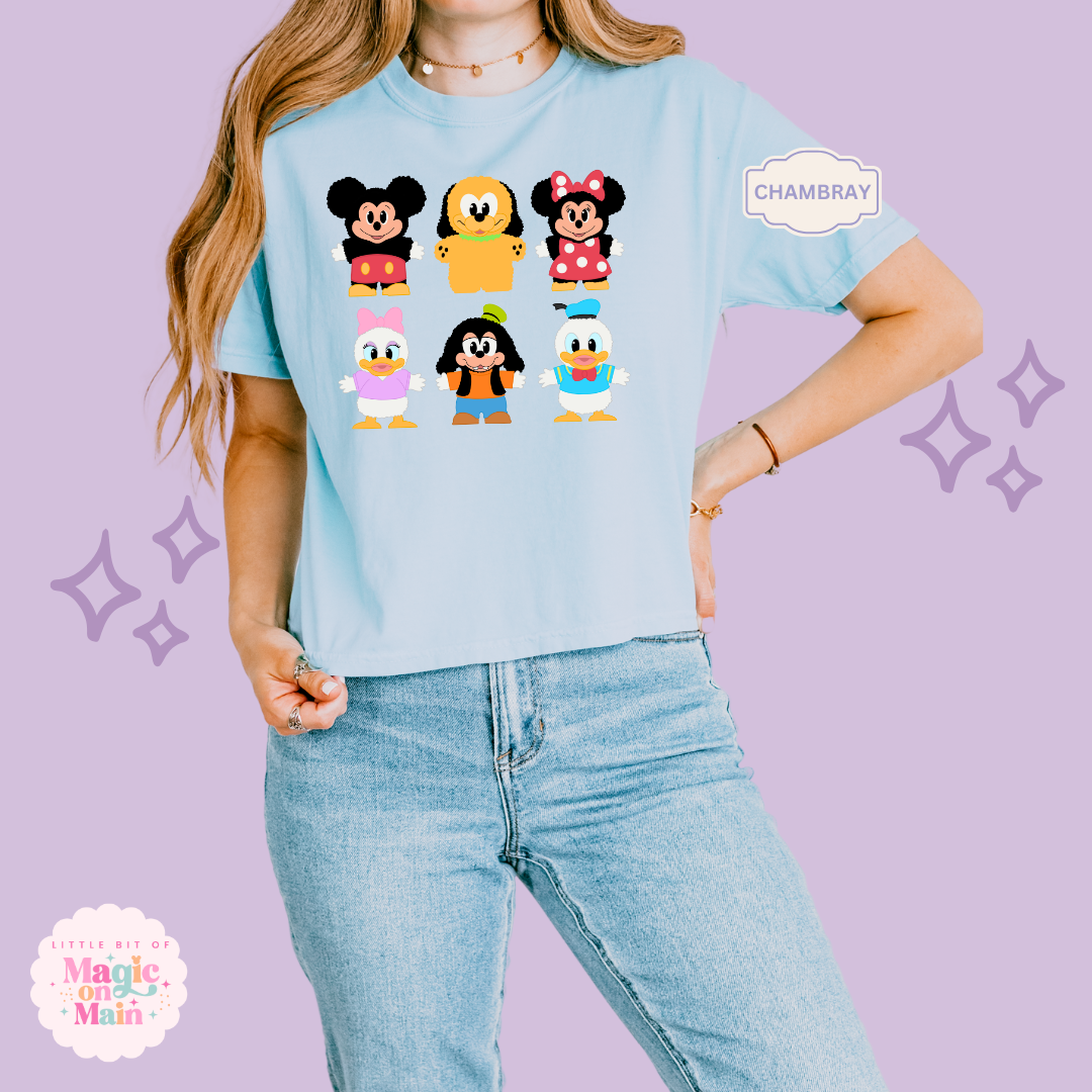 STUFFED CHARACTERS - WOMENS BOXY T-SHIRT