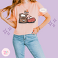 PRINTED CONE AND CAR - WOMENS BOXY T-SHIRT