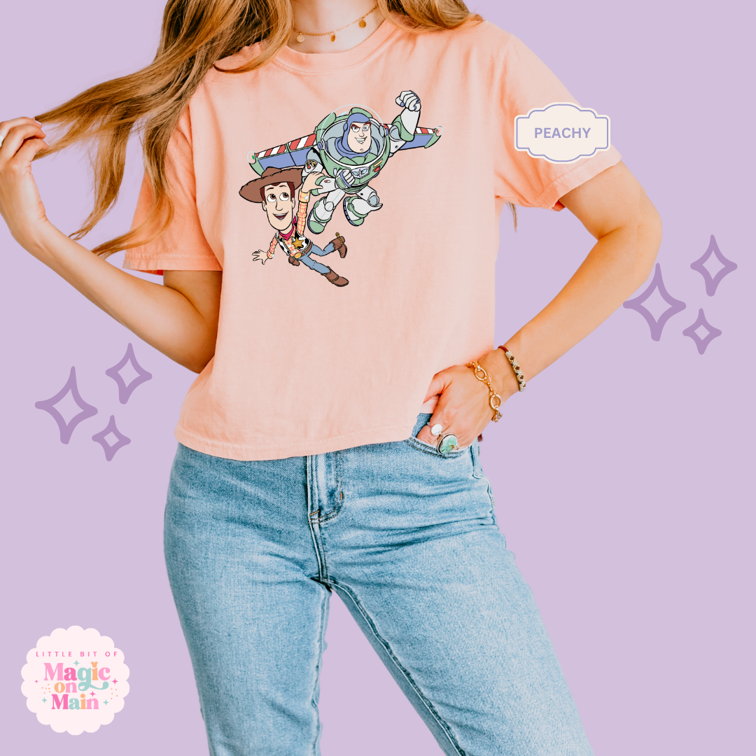 PRINTED FLYING TOYS - WOMENS BOXY T-SHIRT