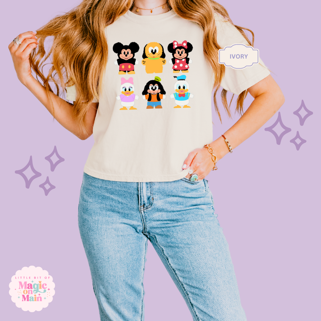 STUFFED CHARACTERS - WOMENS BOXY T-SHIRT