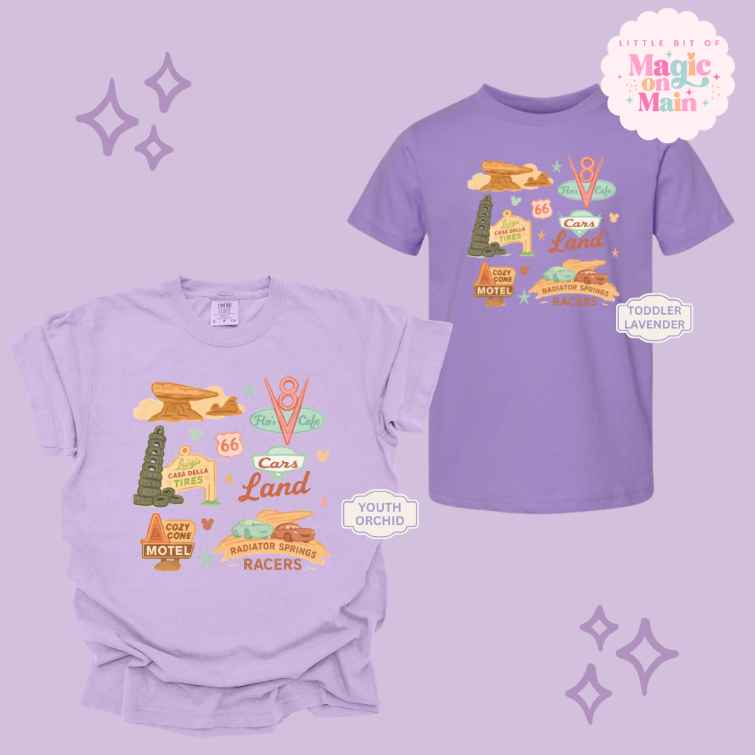 PRINTED CARS ELEMENTS - YOUTH/TODDLER