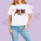 PRINTED SUPER HERO FAMILY NO SPARKLE - EXCLUSIVE TO MoM- WOMENS BOXY T-SHIRT