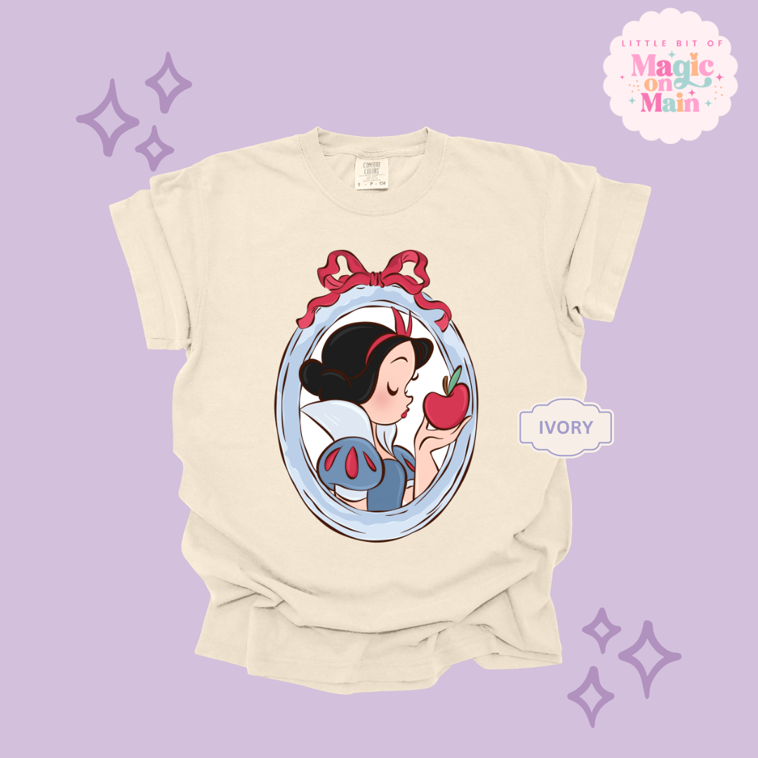 PRINTED NEW SNOW WHITE - ADULT T-SHIRT
