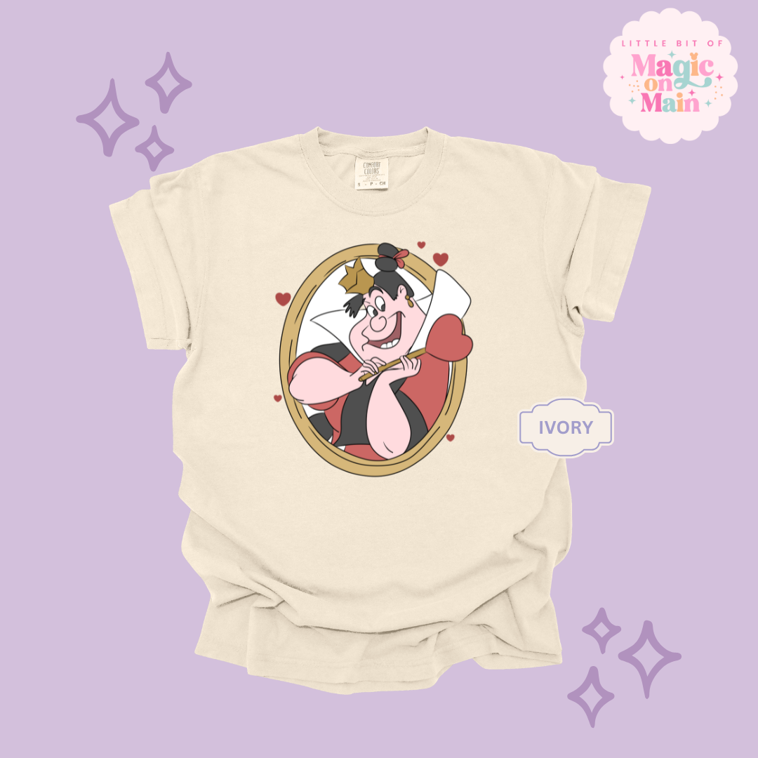 PRINTED QUEEN OF HEARTS - EXCLUSIVE TO MoM - ADULT T-SHIRT