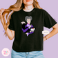 PRINTED TREMAINE WITH SPARKLE  - WOMENS BOXY T-SHIRT