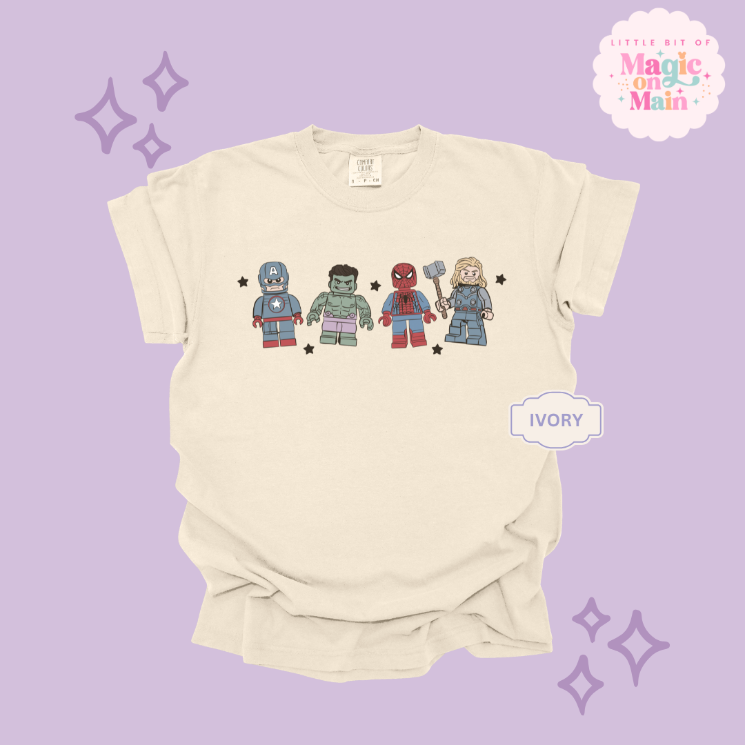 PRINTED HEROES - ADULT T-SHIRT