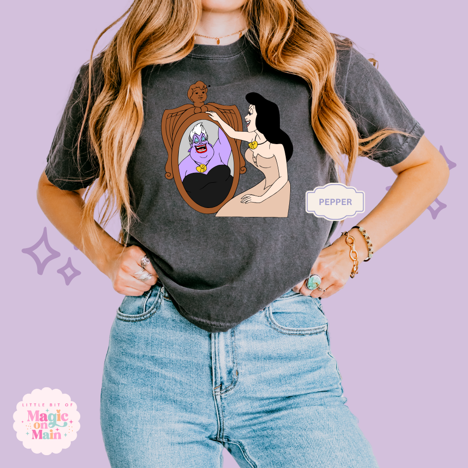 PRINTED VANESSA MIRROR NO SPARKLE - WOMENS BOXY T-SHIRT