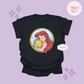 PRINTED MERMAID ROUND LOCKET - ADULT T-SHIRT