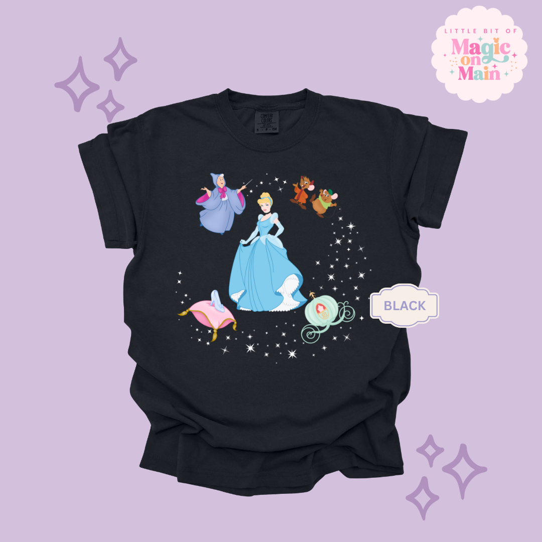 PRINTED CINDERELLA - ADULT T-SHIRT