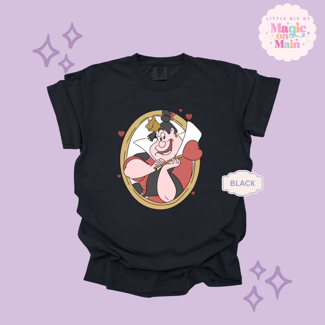 PRINTED QUEEN OF HEARTS - EXCLUSIVE TO MoM - ADULT T-SHIRT