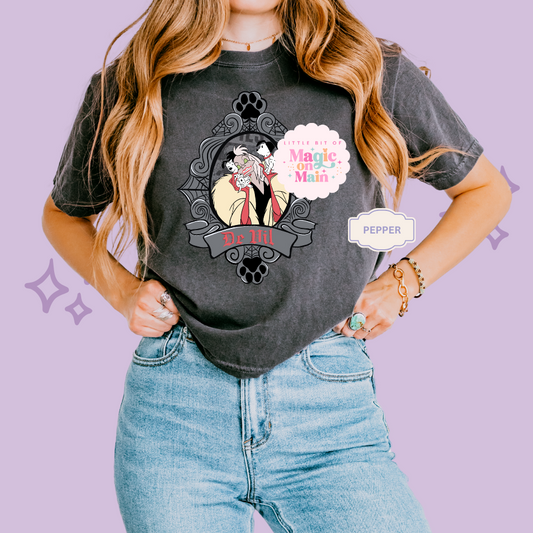 PRINTED DE VIL- EXCLUSIVE TO MoM - WOMENS BOXY T-SHIRT