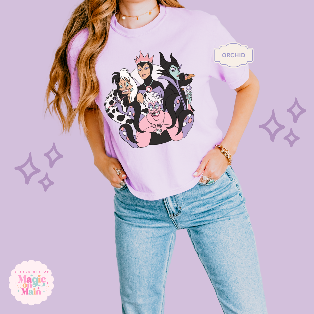 PRINTED VILLAINS - WOMENS BOXY T-SHIRT