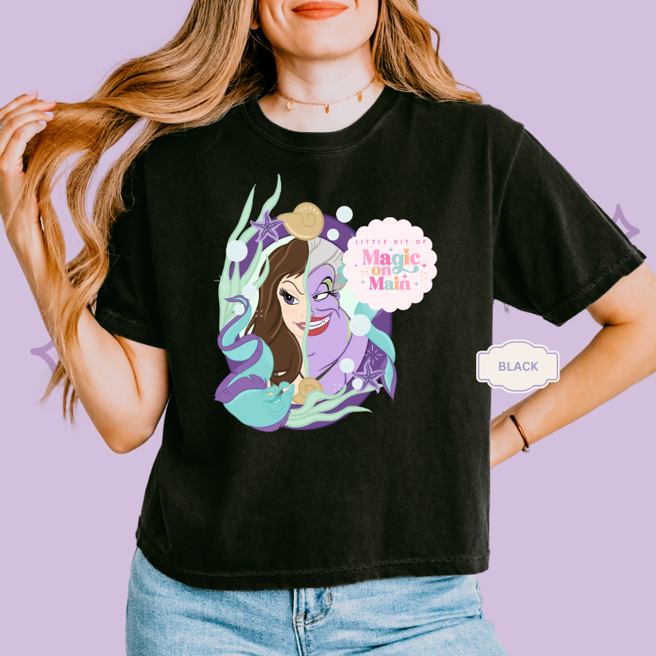 PRINTED VANESSA SEA WITCH - EXCLUSIVE TO MoM - WOMENS BOXY T-SHIRT